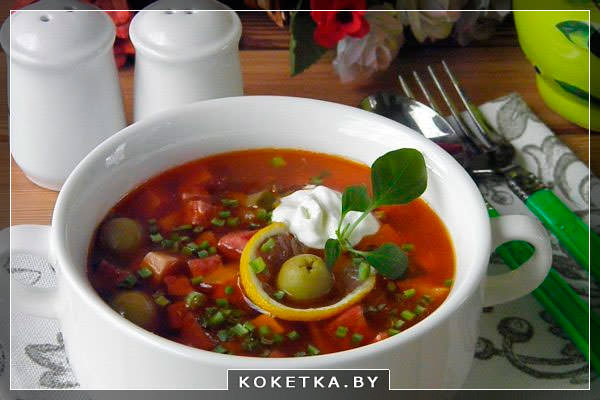 Солянка классическая - вкусный супчик для всей семьи!