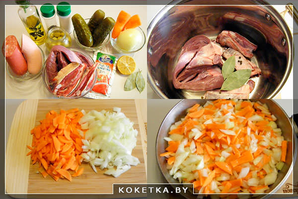Солянка классическая - вкусный супчик для всей семьи фото рецепт продукты