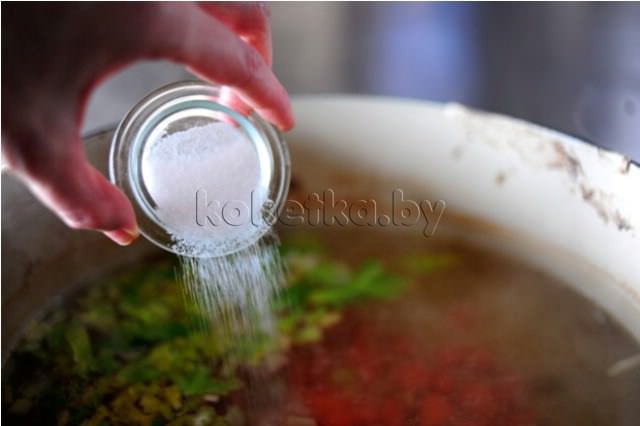 Куриный суп с домашней лапшой