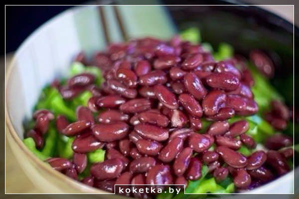 Фасоль из банки для салата