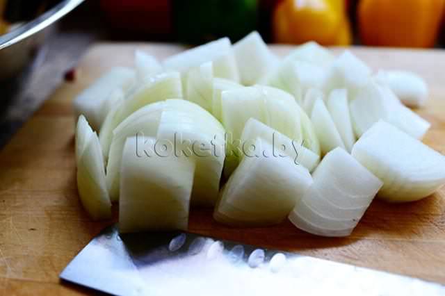 Картофель с овощами