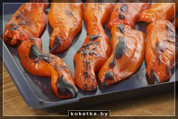 Печёный болгарский перец