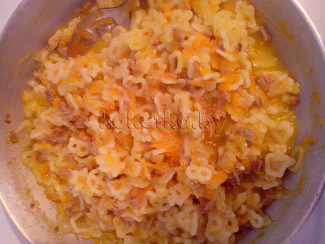 Макароны тушеные с мясом