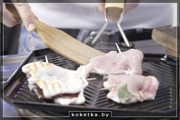 Шницель из мяса индейки жаренный