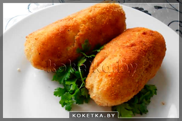 Картофельные зразы с грибами