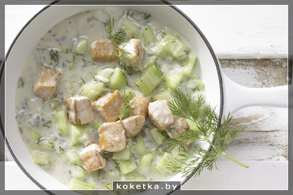 Красная рыба в самбуке
