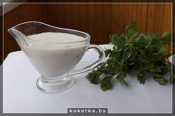 соус Бешамель готов