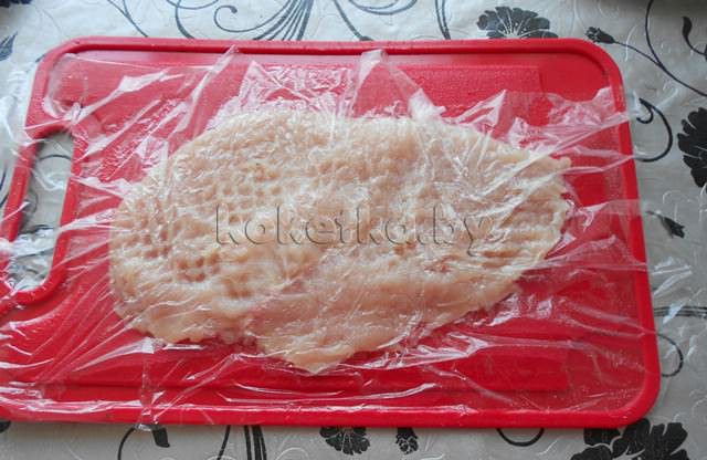 Куриная грудка в кляре и сухарях