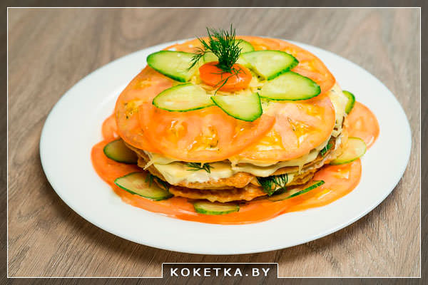 Рецепт приготовления мясного сытного торта