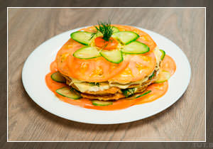 Рецепт приготовления мясного сытного торта