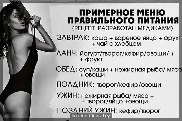 Правила правильного питания: надо запомнить